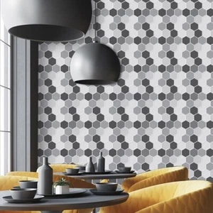 Mosaic Wall Sticker Decal Decor Tiles Protective Shower Areas Waterproof - Picture 1 of 48