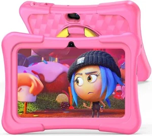 Pritom 7 inch Kids Tablet, Quad Core Android 11, 2GB RAM, 32GB ROM, BT, WiFi,... - Picture 1 of 7