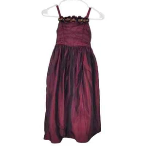 Amber Celeste for Biscotti Belted Formal Holiday Birthday Floral Dress Size 6X - Picture 1 of 10