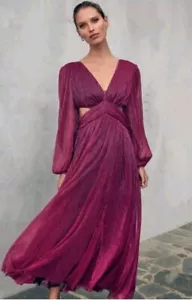 FOREVER NEW Cassandra Cut Out Plisse Women’s dress NWT RRP $189 Size 16 - Picture 1 of 20