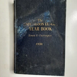 THE ANTI-SALOON LEAGUE YEAR BOOK 1930 Ernest Cherrington Prohibition HC OS20 - Picture 1 of 13
