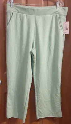 Secret сокровища зеленый укороченные брюки отдыха сна мисс размер L (12-14) новый с Ярлыками - Изображение 1 из 4