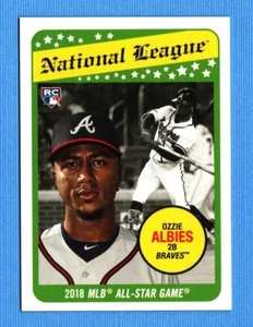 2018 Topps Throwback Thursday #134 Ozzie Albies Atlanta Braves 1198 - Picture 1 of 1