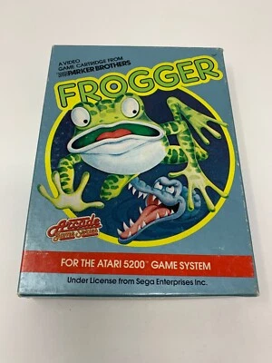 Frogger Atari 5200 Game Complete in Box CIB Tested + Overlay - Image 1 of 4