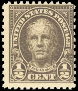 Scott 653 - The 1929 ½¢ Nathan Hale Issue - Mint, Never Hinged - Picture 1 of 1