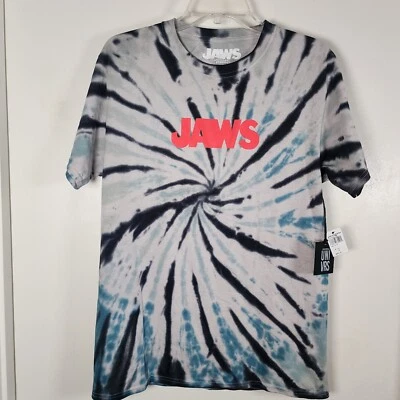 Camiseta teñida con corbata de película de Hollywood Tiburón de Universal Studios talla mediana Foto 1 de 4