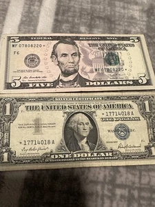 2013-1957 Star Notes Rare 5+1 Lot - Picture 1 of 4