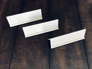 Solo un juego de 3 piezas de juego adicionales/de repuesto caballete de tabla blanca soporte para tarjetas - Imagen 1 de 2