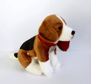 FAO Schwarz Beagle Dog Plush Stuffed Animal 10" - Picture 1 of 7