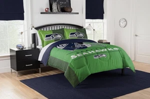 Northwest NFL Seattle Seahawks Draft Comforter Set, King - Picture 1 of 3