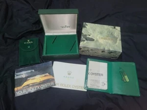 ROLEX watch case box Vintage 80's Submariner 16800 accessories From Japan - Picture 1 of 7