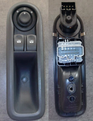 Commande interrupteur leve vitre Gauche conducteur Twingo 2 II 8200356515 - Photo 1/4