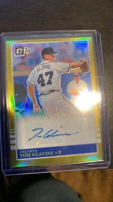 2019 Tom Glavine Donruss Optic 自动 3/5 — 第 1/2 张图片