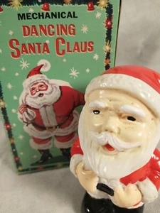 RARE Vintage Windup Marx Mechanical Dancing Santa Claus w/ BOX See pics - Picture 1 of 9