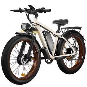 Zeegr Fat Tire Electric Bike 2000w Ebikes for Adults 48V 22.4AH Dual Motor 35MPH - Picture 1 of 6