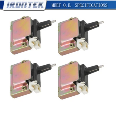 For 1990–2002 Honda Accord 1992–2001 Acura Integra C1158 Set: 4 Ignition Coil - Image 1 of 2