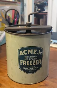 Antike Acme Jr. Der 5-Minuten-Eiscreme-Gefrierschrank, Made in USA - Bild 1 von 6