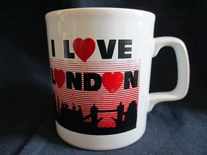 Vintage I Love London Skyline London Bridge Kiln Craft Coffee Cup Mug - Picture 1 of 5