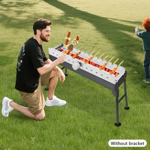 Griglia Rotante Automatica, Spiedino Elettrico Griglia Girevole, Barra Automatica - Foto 1 di 18