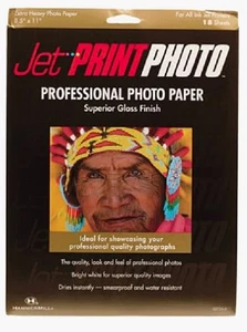 Jet Print Photo Professional Photo Paper 15 Count Printer Brand New - Picture 1 of 3