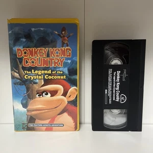 Donkey Kong Country The Legend Of The Crystal Coconut VHS Good Condition VHS - Bild 1 von 7