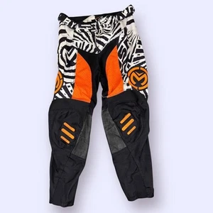 Moose Racing Zebra Print Motocross Pants Size 32 - Picture 1 of 6