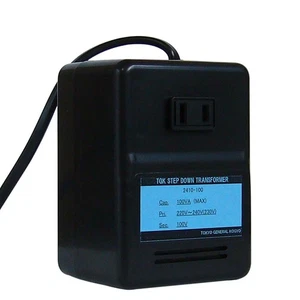 Step Down Transformer 100W 2410-100 Japan AC220-240V to 100V for EU Asia - Picture 1 of 5