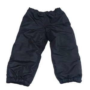 Kids Winderbreaker black Snow pants size XS 4/5 unisex - Picture 1 of 8