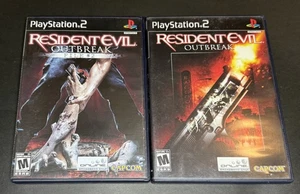 Resident Evil: Outbreak & File #2 (PS2) - Please Read Description  - Picture 1 of 12