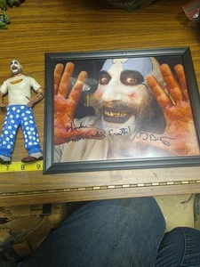 Captain Spaulding 7" Figurine And Auto Graphed Picture - Picture 1 of 8