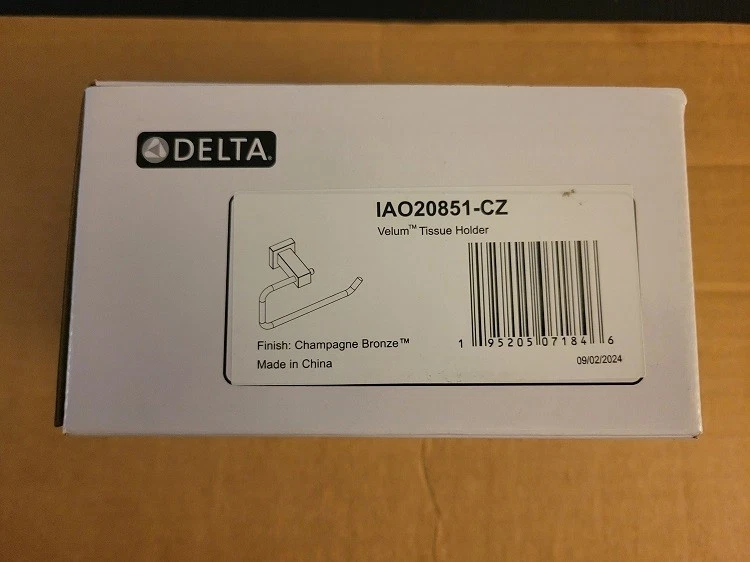 Porta papel higiénico Delta IAO20851-CZ Velum, bronce champán Foto 1 de 1