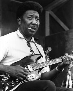 American Blues Singer MUDDY WATERS Glossy 8x10 Photo Guitar Musical Poster Print