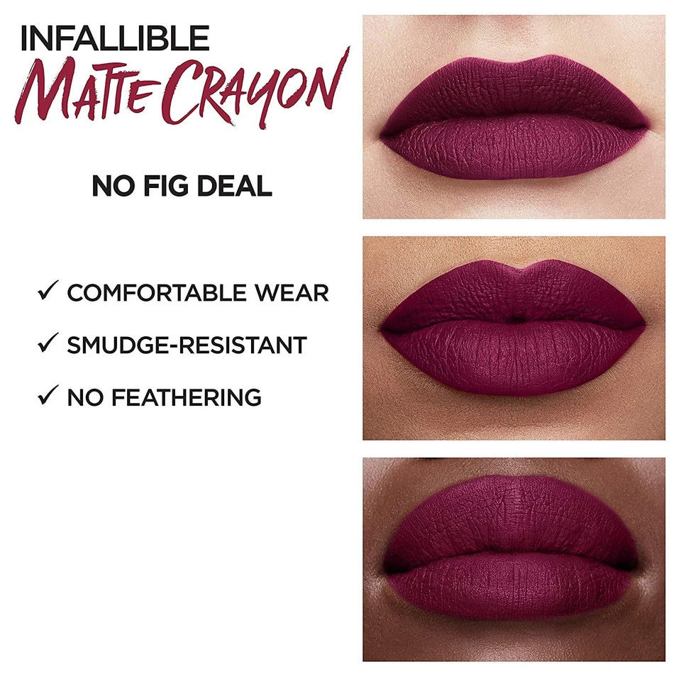 L’Oréal Paris Infallible Matte Lip Crayon 515 No Blossom Fig Deal