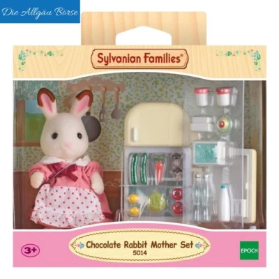 Sylvanian Families 5014 Schokoladenhasen Mutter m. Kühlschrank Set Epoch Neu OVP