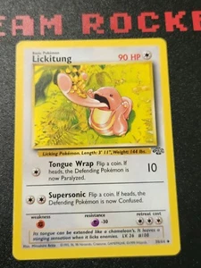 Juego de cartas coleccionables Pokémon vintage Lickitung Jungle 38/64 regular ilimitado poco común - Imagen 1 de 5