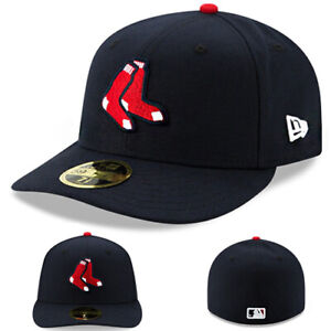 New Era Boston Redsox Fitted Hat Official MLB Authentic Team Classic Alt Cap
