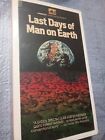 Last Days Of Man On Earth 1974 1984 VHS Ambassade RARE THRILLER DE SCIENCE-FICTION.
