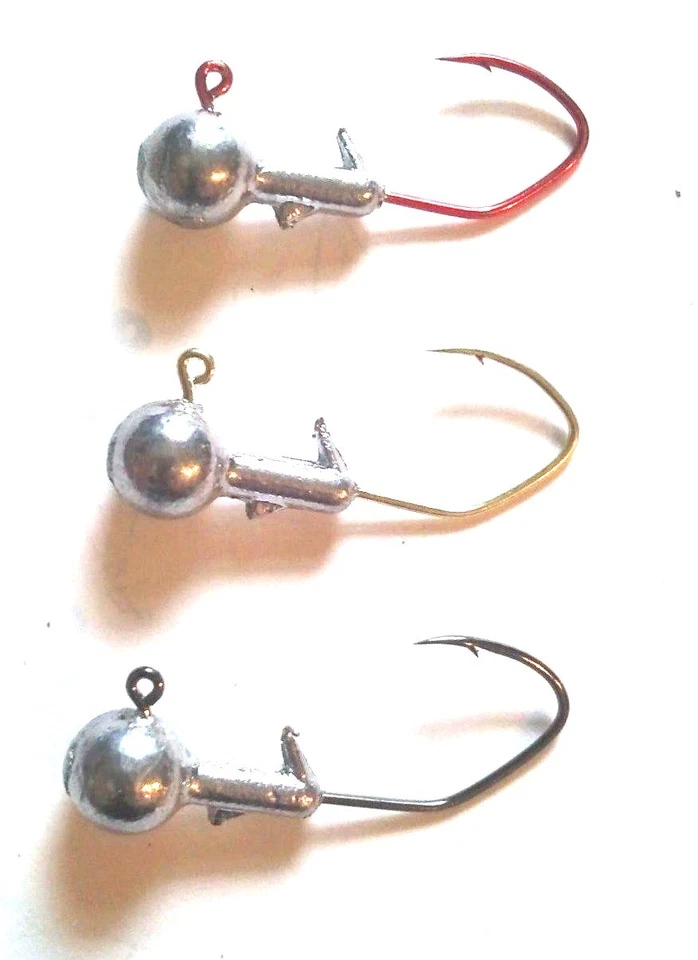 Collar de púas escalonadas de 1/8 oz 100 piezas #2 hoz garra de águila (rojo/dorado/negro cromo) Foto 1 de 1