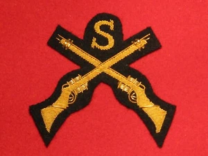 NUMBER 1 DRESS SNIPER GOLD THREAD BULLION EMBROIDERED MINT NEW - Picture 1 of 1