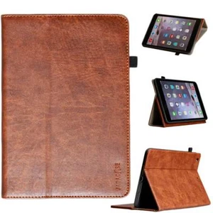 Funda protectora de cuero premium Apple iPad Mini 5 2019 Tablet Cover Case marrón - Imagen 1 de 12