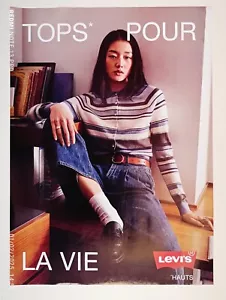 LEVI'S Vintage Print Ad!! " Blaue Jeans für Damen " - Bild 1 von 1