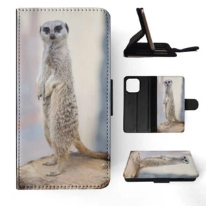 FLIP CASE FOR APPLE IPHONE|CUTE ANIMAL MEERKAT 6 - Picture 1 of 193