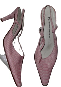 Kennel & Schmenger K+S Pumps Sandale Rosa Schlange Slingpumps Gr. 4,5 / 37,5 TOP - Bild 1 von 2
