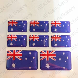 Adesivi Australia Adesivo Bandiera Australia Resinati 3D Resinato Resine Vinile - Imagen 1 de 3