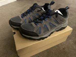 Merrell Oakcreek Hiking Boots Charcoal/Blue J035939 Men’s Size 10 - Picture 1 of 6
