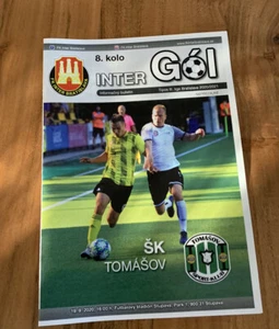 Programme/flyer FK Inter Bratislava-SK Tomasov (3rd Liga Slovakia) 2020/2021 - Picture 1 of 1