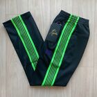 Needles Men's Active Track Pants Black Light Green Purple Size S New with Tag