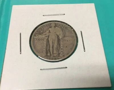 1928-S Standing Liberty Quarter 90% Silver Content 1928 S Inventory #200 - Image 1 of 2