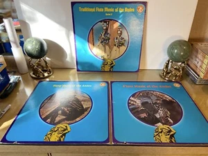 3 LP SET - Harfenmusik & TRADITIONELLE FLÖTENMUSIK DER ANDEN, SERIE I UND II - Bild 1 von 9