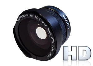 Obiettivo Super Fisheye Hi Definition con macro per Canon Vixia HF R20 R200 - Foto 1 di 7